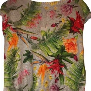 Luisa Rocco Short Sleeve Sweater Top Woman’s